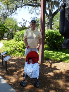 Sculpture Garden with Grandpa